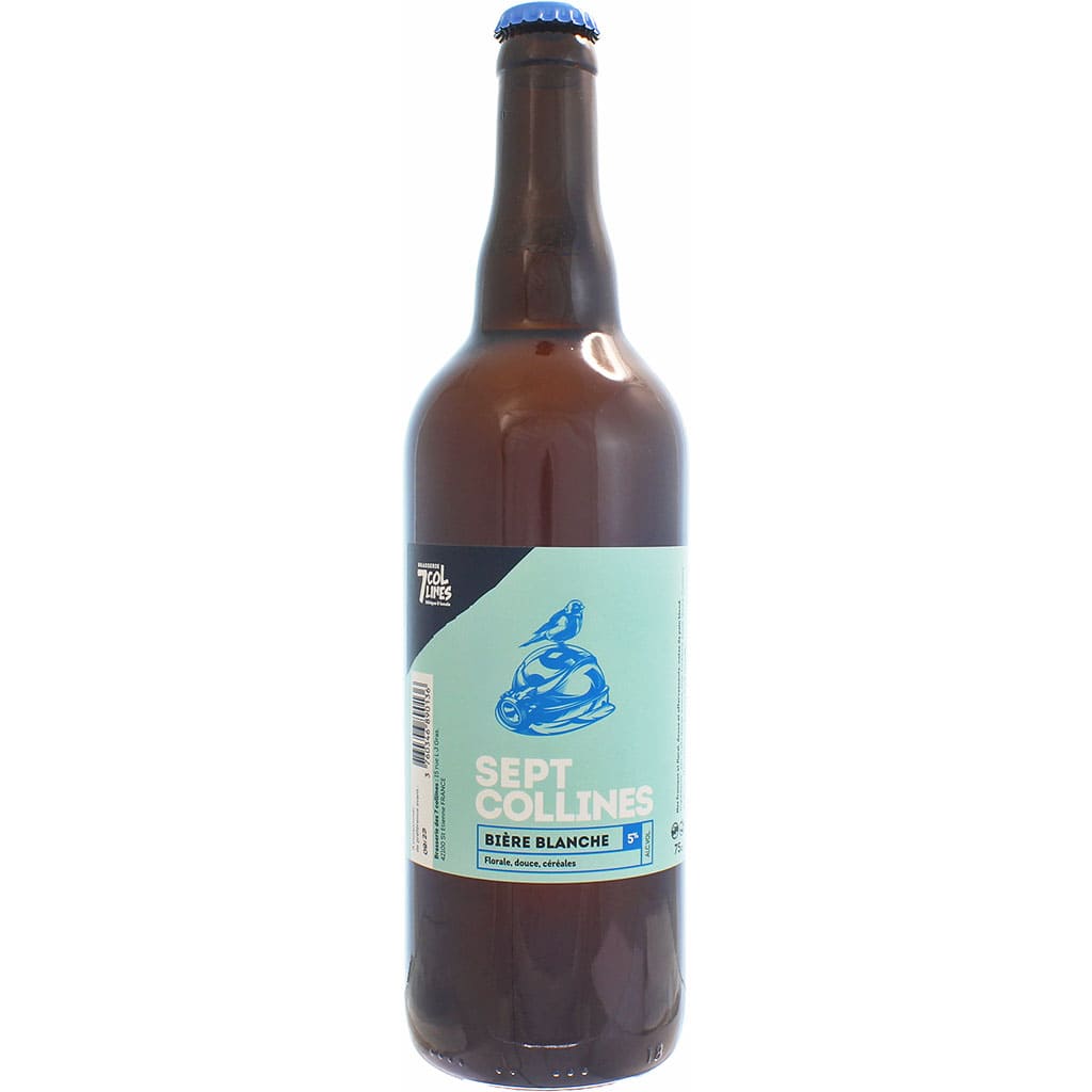 Bière Sept Collines Blanche 75cl brassée par 7 Collines, France en 75cl