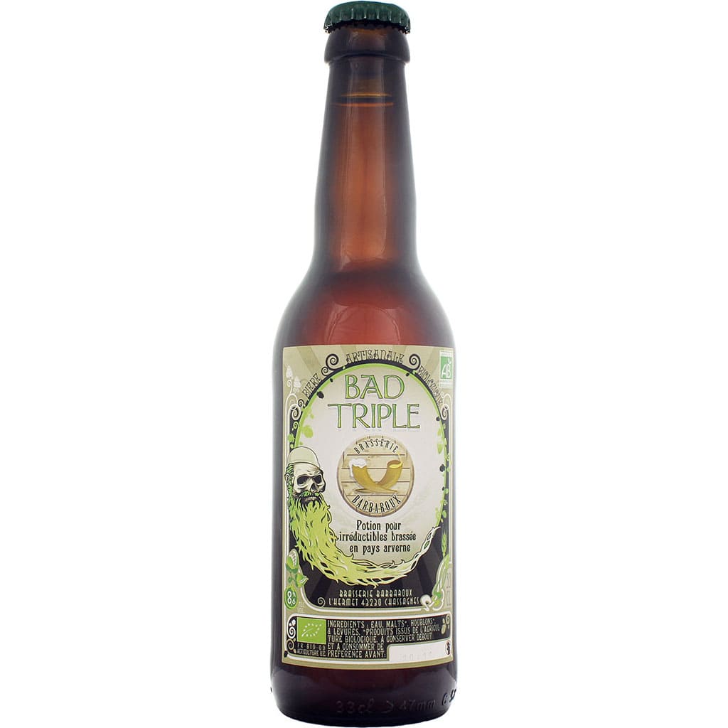 Bière Bad Triple par la brasserie française Barbaroux en 33cl