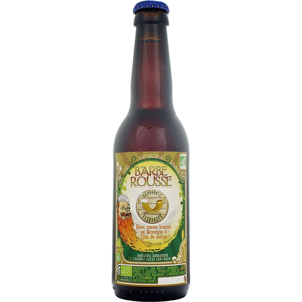 Bière Barbe Rousse brassée par Barbaroux, France en 33cl