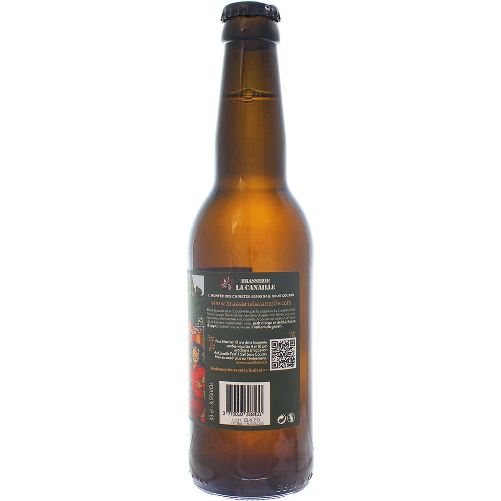 Bière Bière des 10 ans Session IPA brassée par La Canaille, France en 33cl