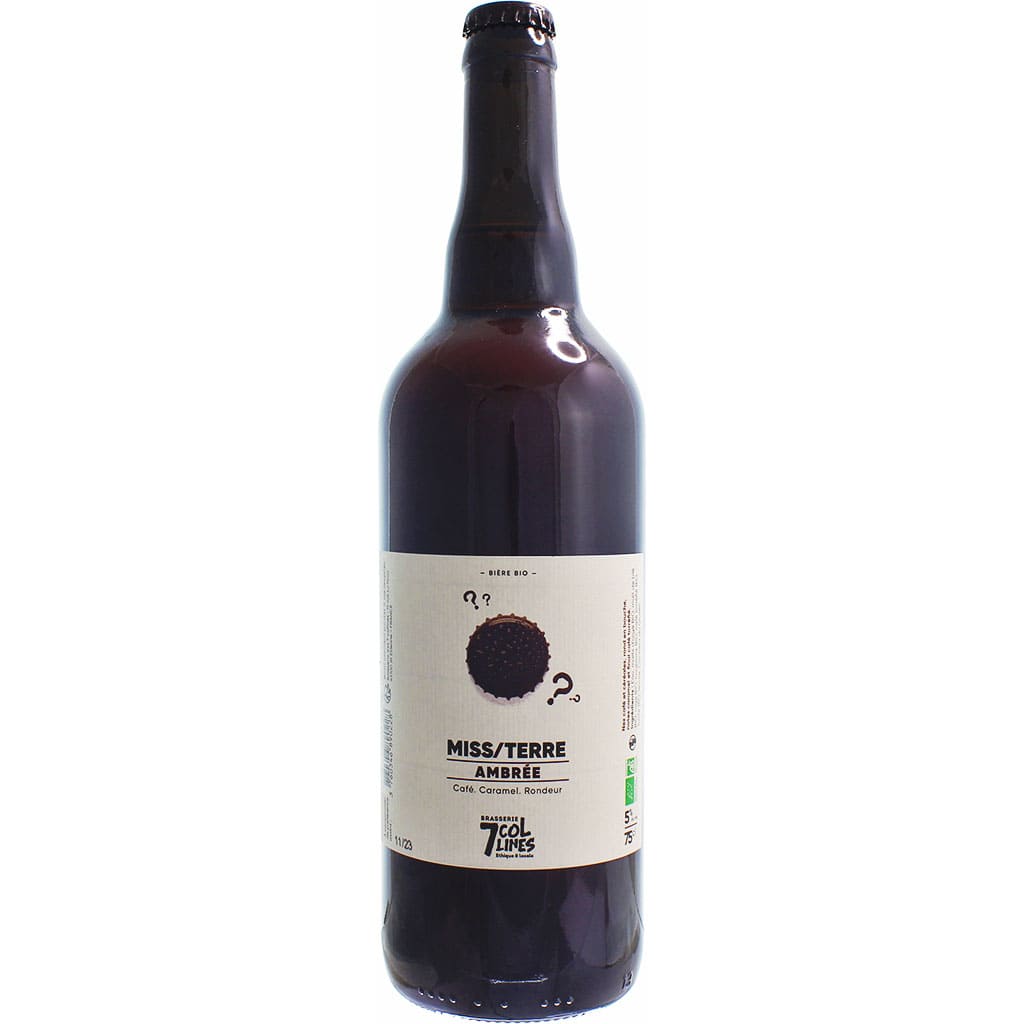 Bière Bio Miss Terre 75cl brassée par 7 Collines, France en 75cl