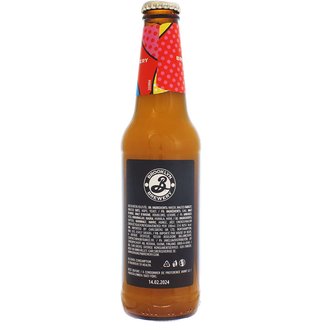 Bière Pulp Art Hazy IPA brassée par Brooklyn Brewery, Etats-Unis en 33cl