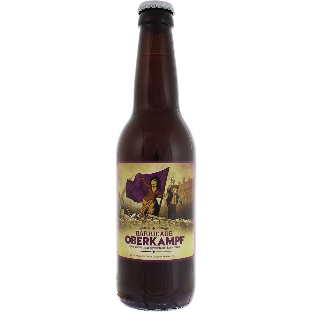 Bière Barricade Oberkampf brassée par la brasserie de La Canaille en 33cl