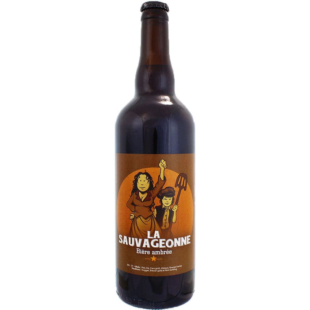 Bière La Sauvageonne brassée par la brasserie de La Canaille en 75cl