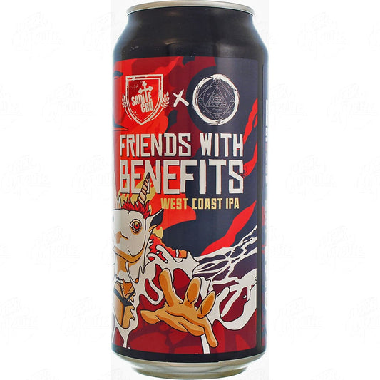 Bière Friends With Benefits West Coast IPA collab Ouroboros et Sainte Cru, France