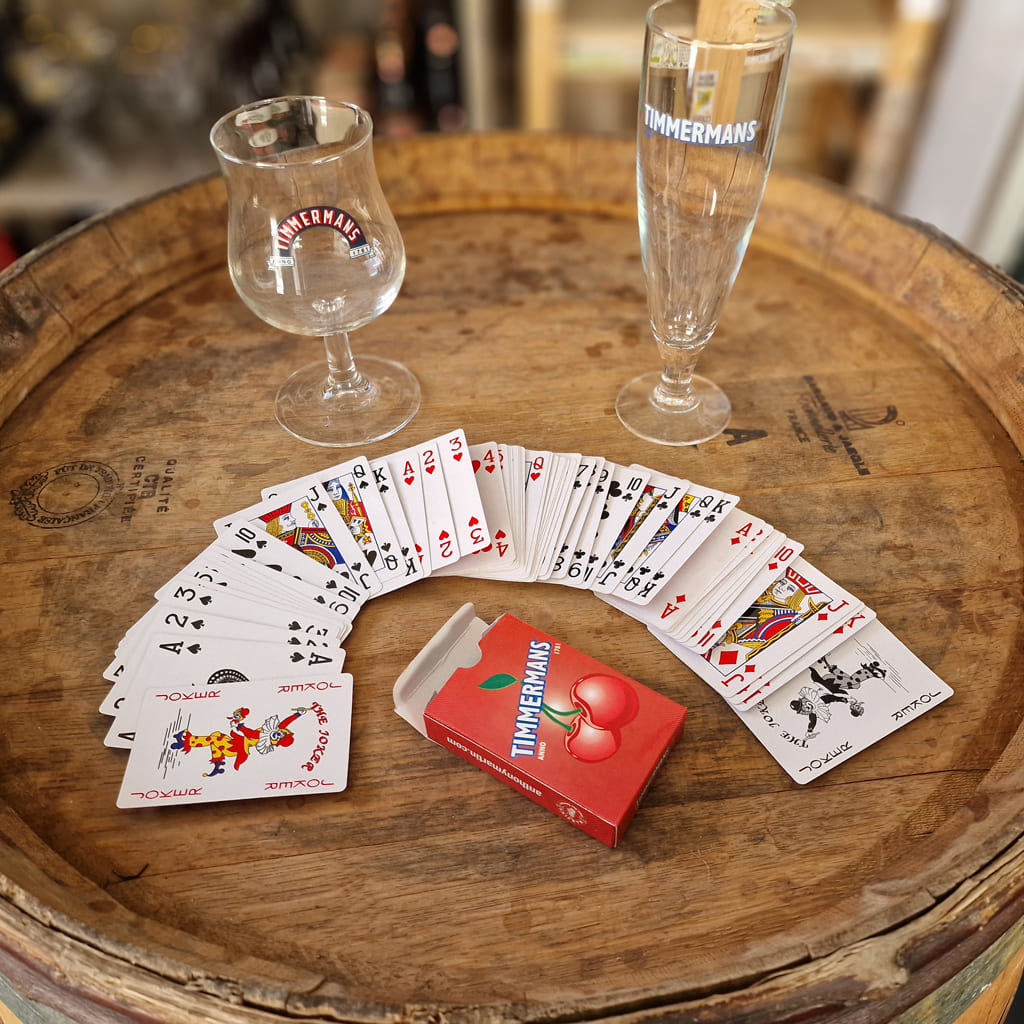 Jeu de 52 cartes de la brasserie Timmermans - Belgique