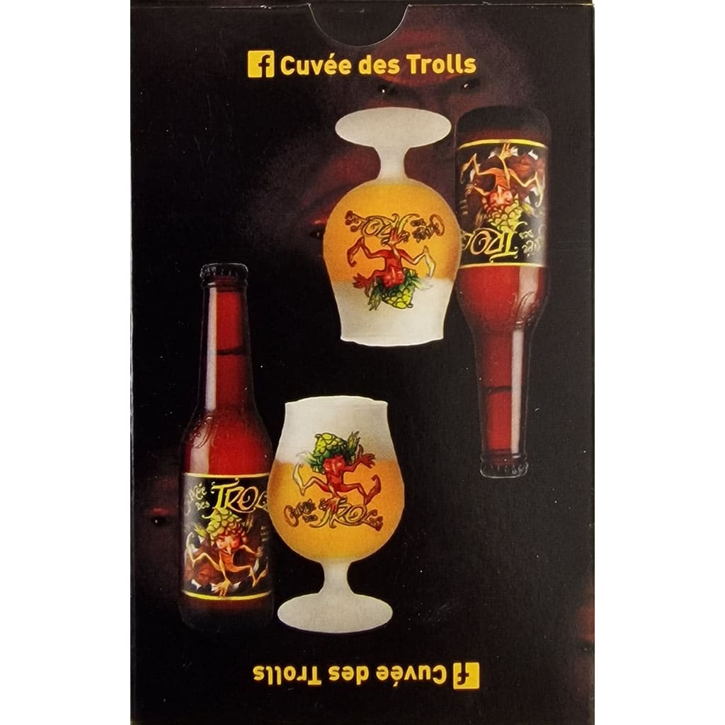 Jeu de 52 cartes Cuvée des Trolls de la brasserie Dubuisson