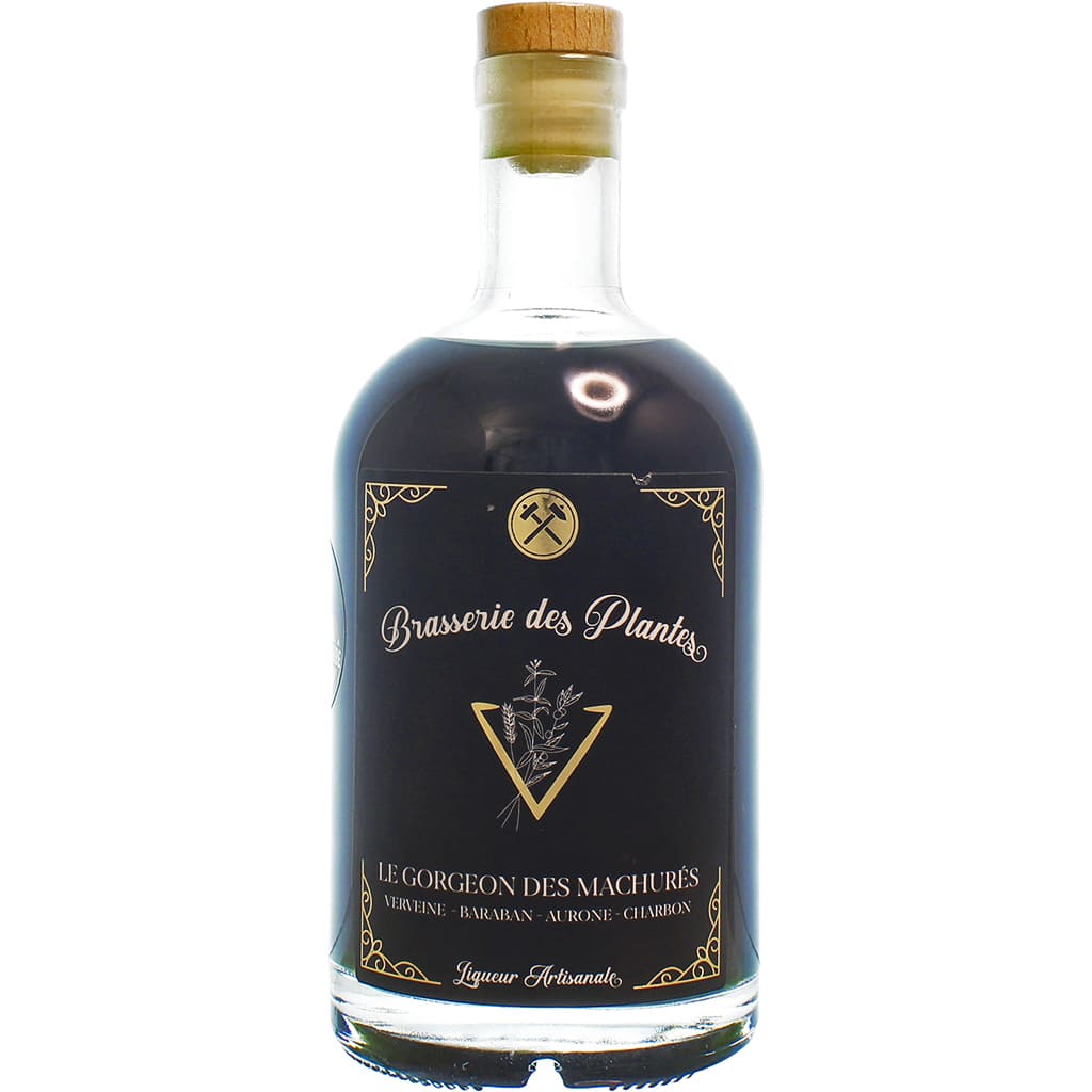 Liqueur française style verveine Le Gorgeon des Machurés par Brasserie des Plantes en 50cl