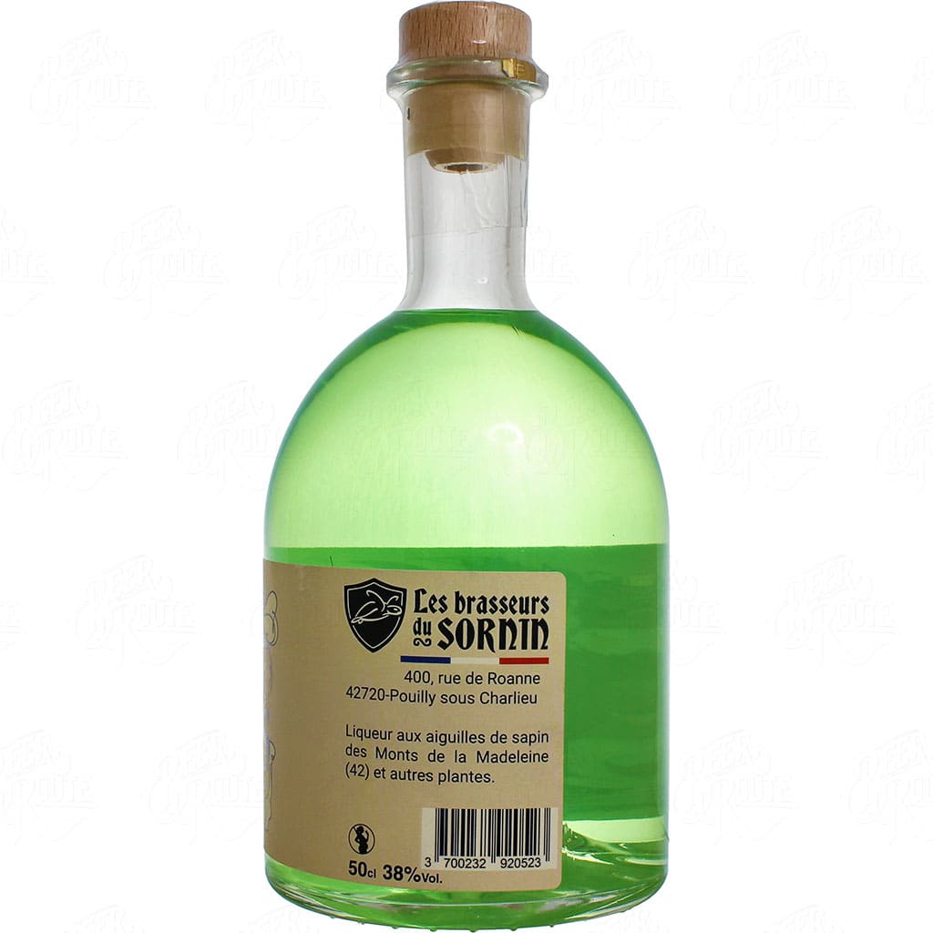 Liqueur française Esprit des Bois Noirs aux Aiguilles de Sapins par Les Brasseurs du Sornin