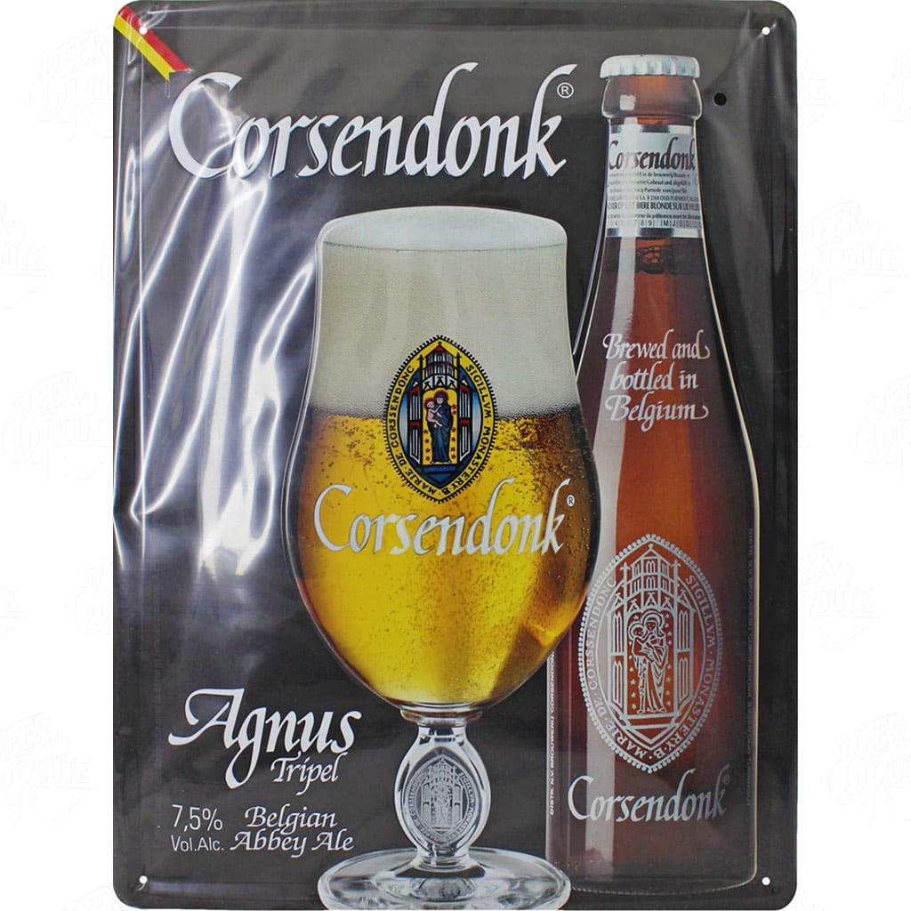 Corsendonk - Plaque Métal