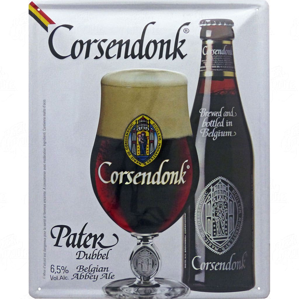 Corsendonk - Plaque Métal