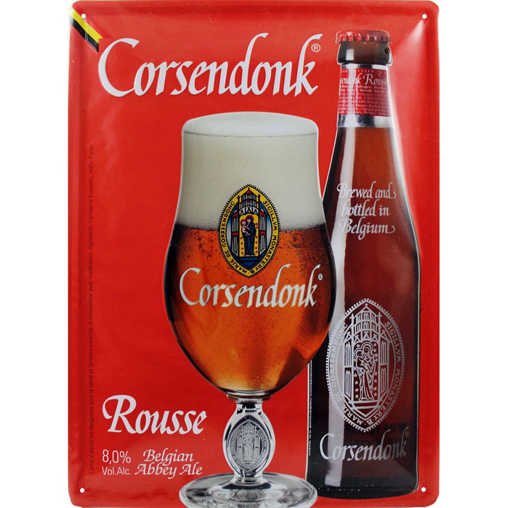 Corsendonk - Plaque Métal