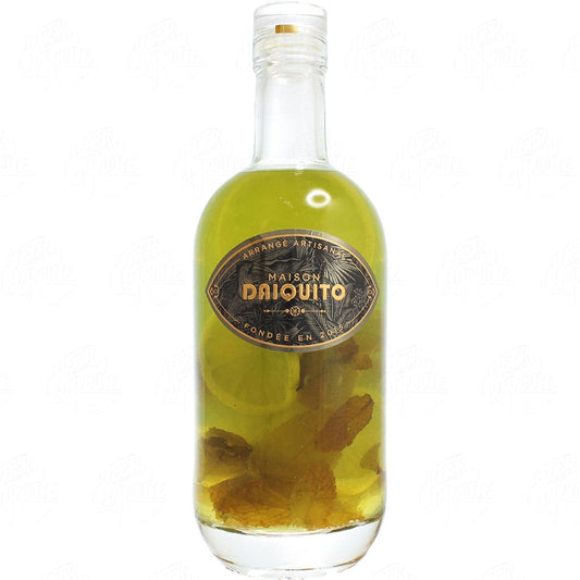Rhum arrangé : Citron vert et Menthe Fraiche préparé par Daiquito, France en 70cl