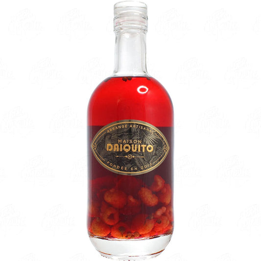 Rhum arrangé : Framboises et Poivre de Sichuan préparé par Daiquito, France en 70cl