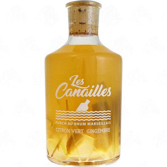 Punch au rhum : Citron vert Gimgembre préparé par Les Canailles, France en 70cl