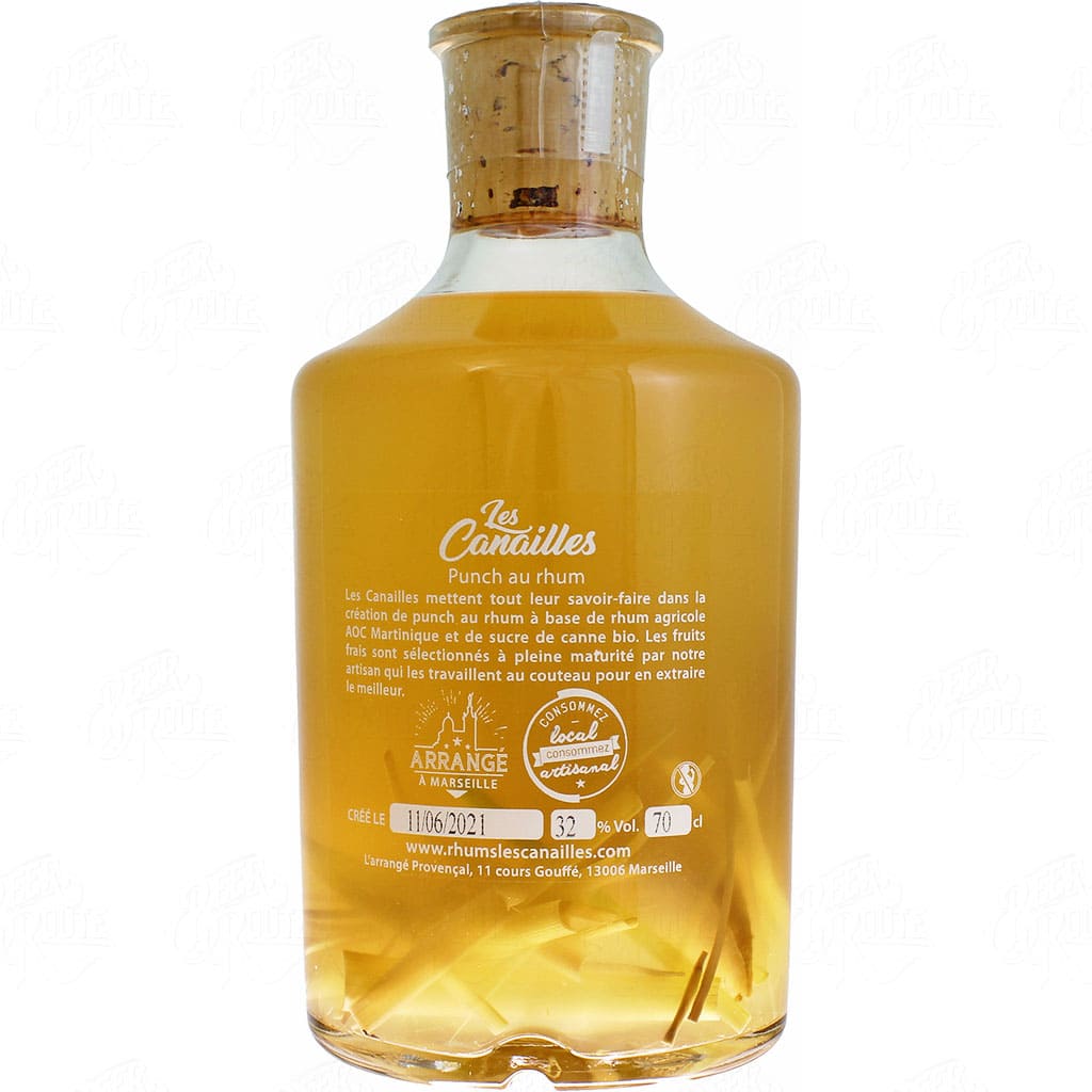 Punch au rhum : Citron vert Gimgembre préparé par Les Canailles, France en 70cl