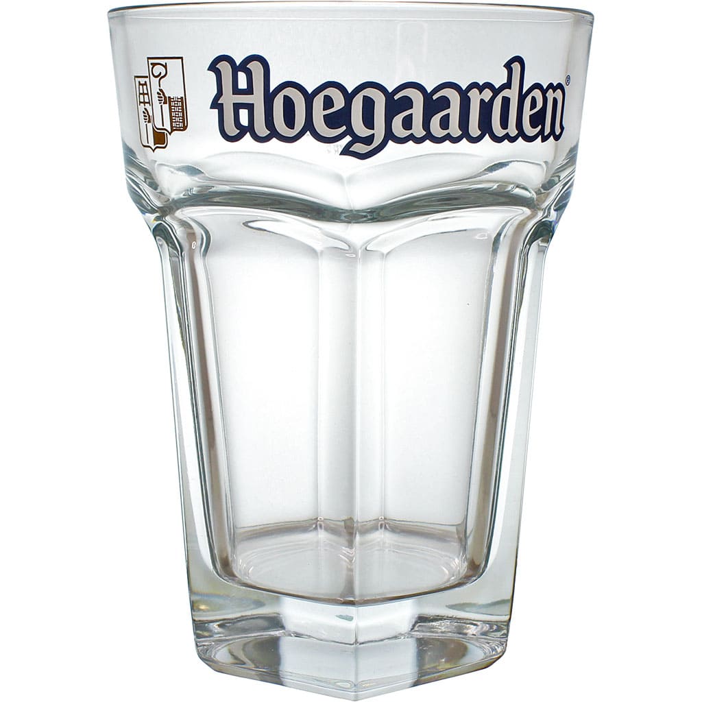 Verre droit 50cl de la brasserie belge Hoegaarden