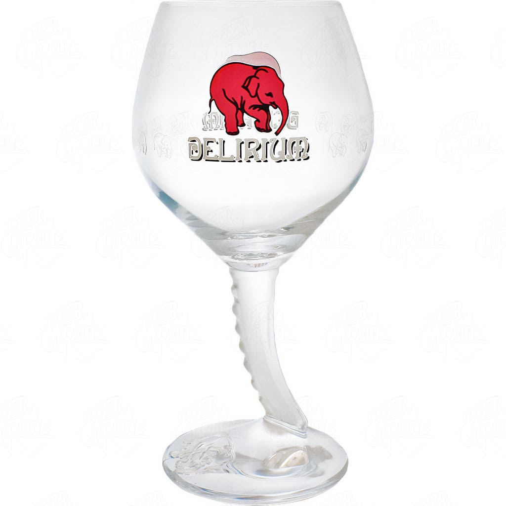 Verre Delirium Tremens - Pied Trompe 50cl - Brasserie Huyghe