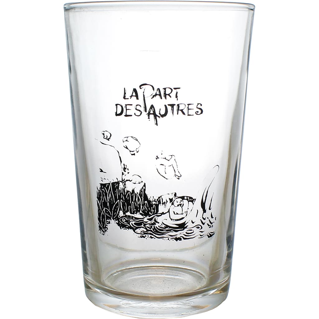 Verre La Part Des Autres Logo Imperial Stout - de la brasserie La Part Des Autres, France
