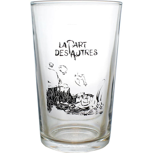 Verre La Part Des Autres Logo Imperial Stout - de la brasserie La Part Des Autres, France