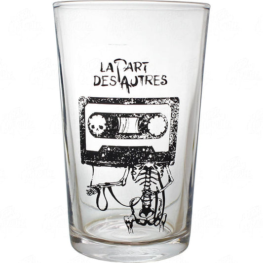 Verre La Part Des Autres avec le logo de la Bière Brut IPA de la brasserie La Part Des Autres, France
