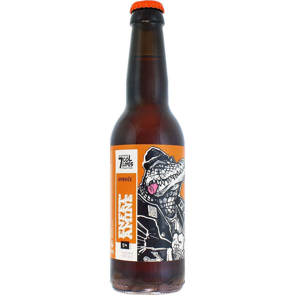 Bière Enfet'Amine brassée par la brasserie stéphanoise des 7 Collines