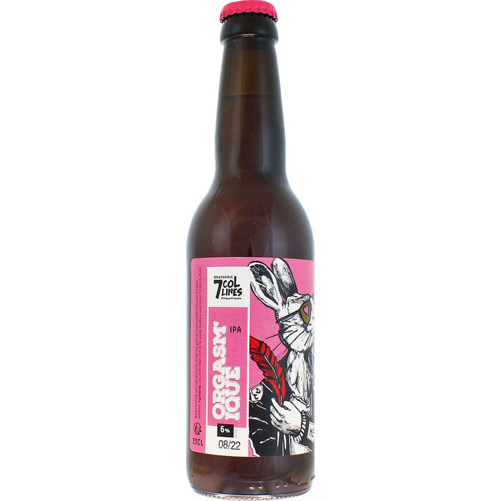 Bière Orgasm'Ique Ipa brassée par la brasserie stéphanoise des 7 Collines