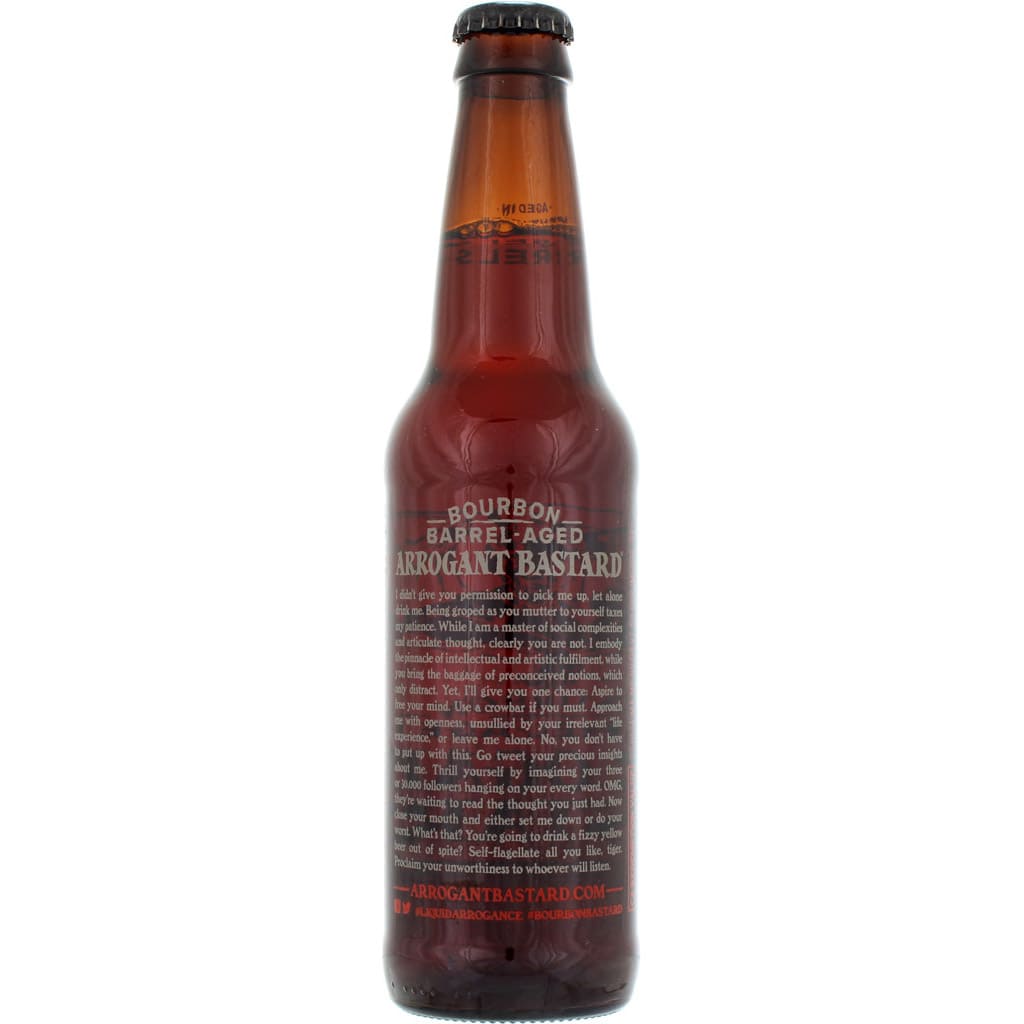 Bière ambrée Arrogant Bastard Ale Bourbon Barrel Aged