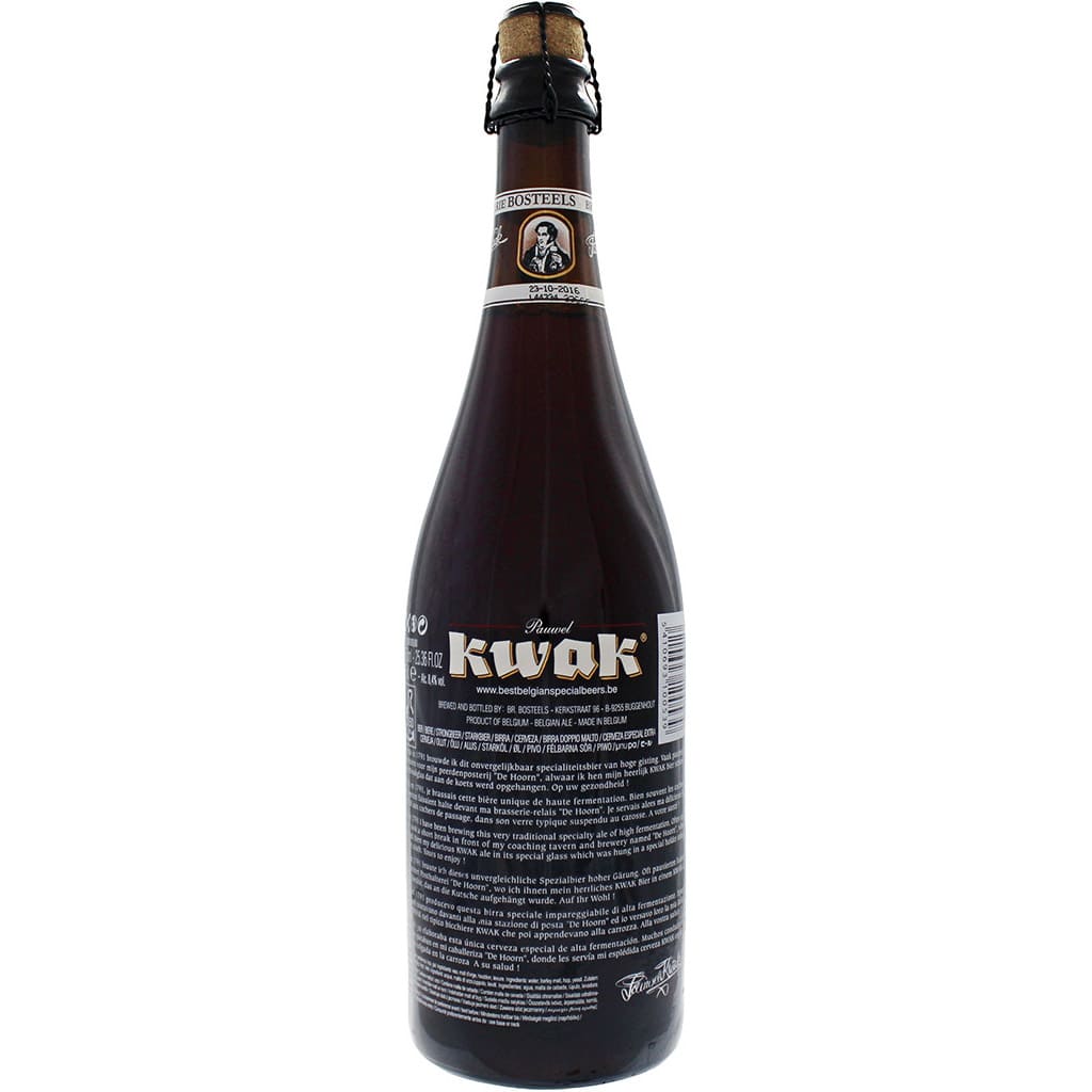 Bière Kwak par la brasserie Bosteels - Belgique en 75cl