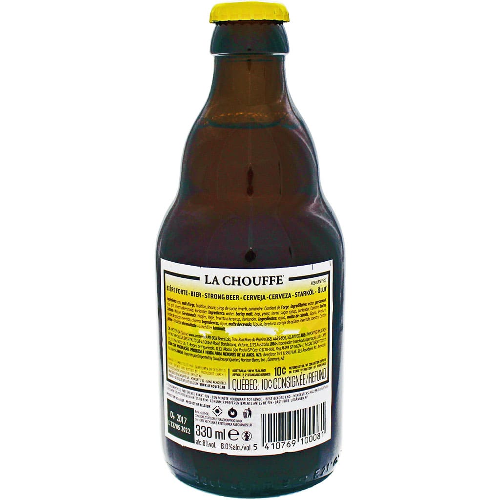 Bière belge La Chouffe par la Brasserie d'Achouffe