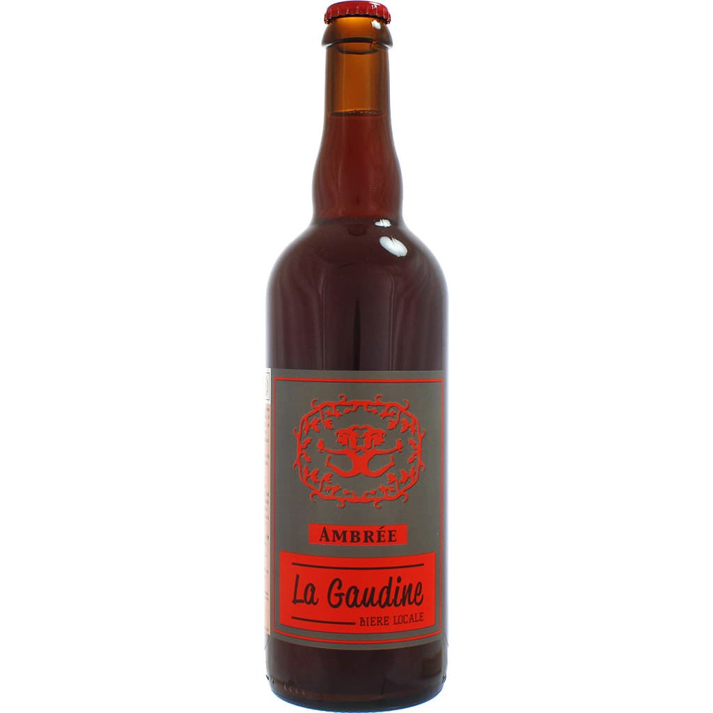 Bière La Gaudine Ambrée brassée par la brasserie de la Semène à Saint Genest Malifaux