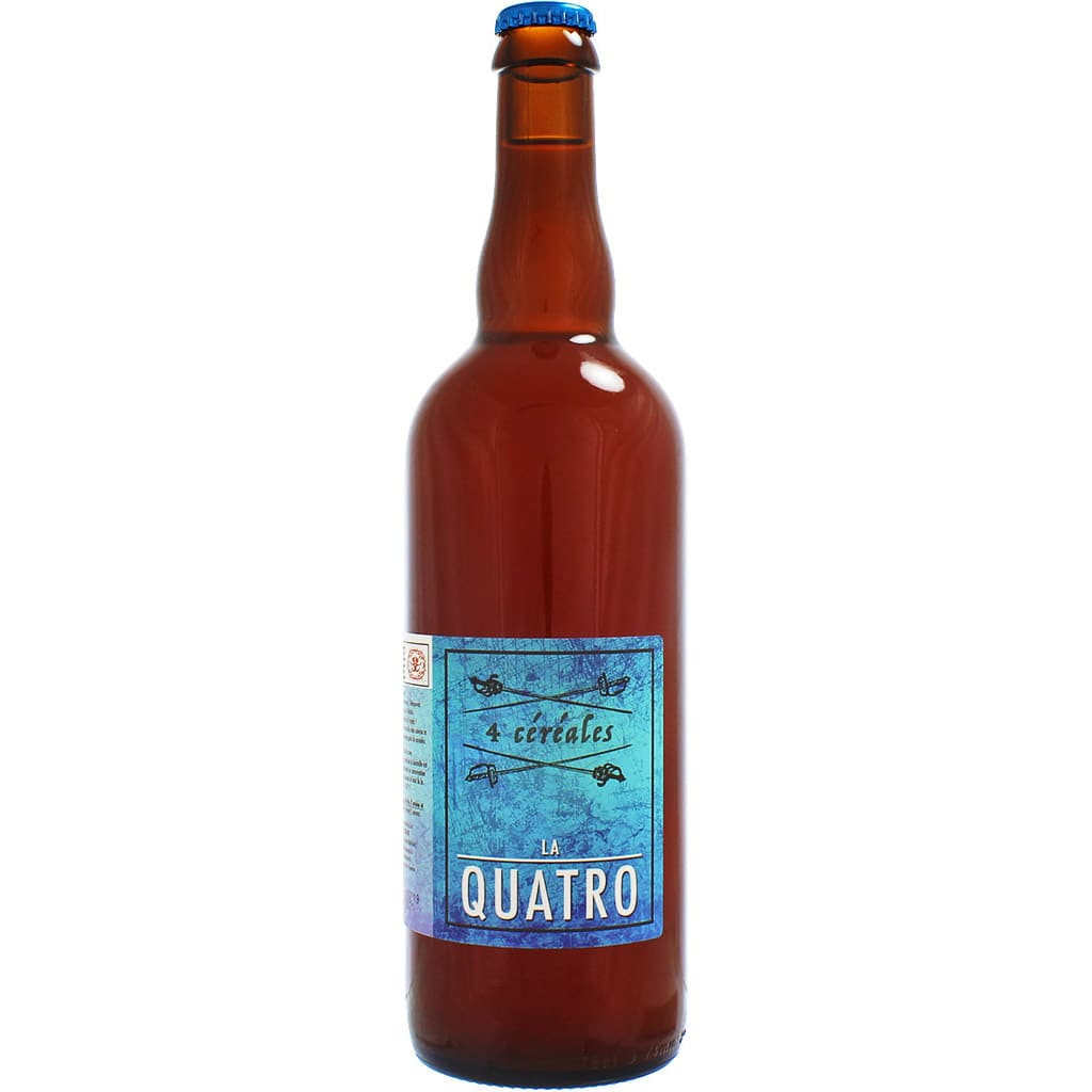 Bière La Quatro brassée par la brasserie de la Semène à Saint Genest Malifaux