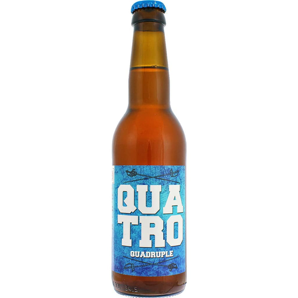 Bière La Quatro brassée par la brasserie française de la Semène