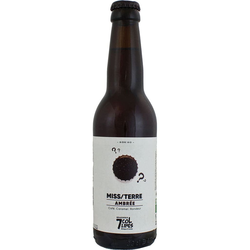 Bière Miss Terre Bio brassée par la brasserie stéphanoise des 7 Collines
