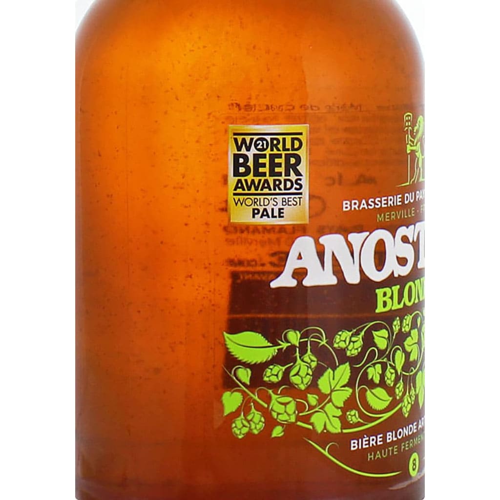 Bière Anosteke Blonde brassée par la brasserie du Pays Flamand