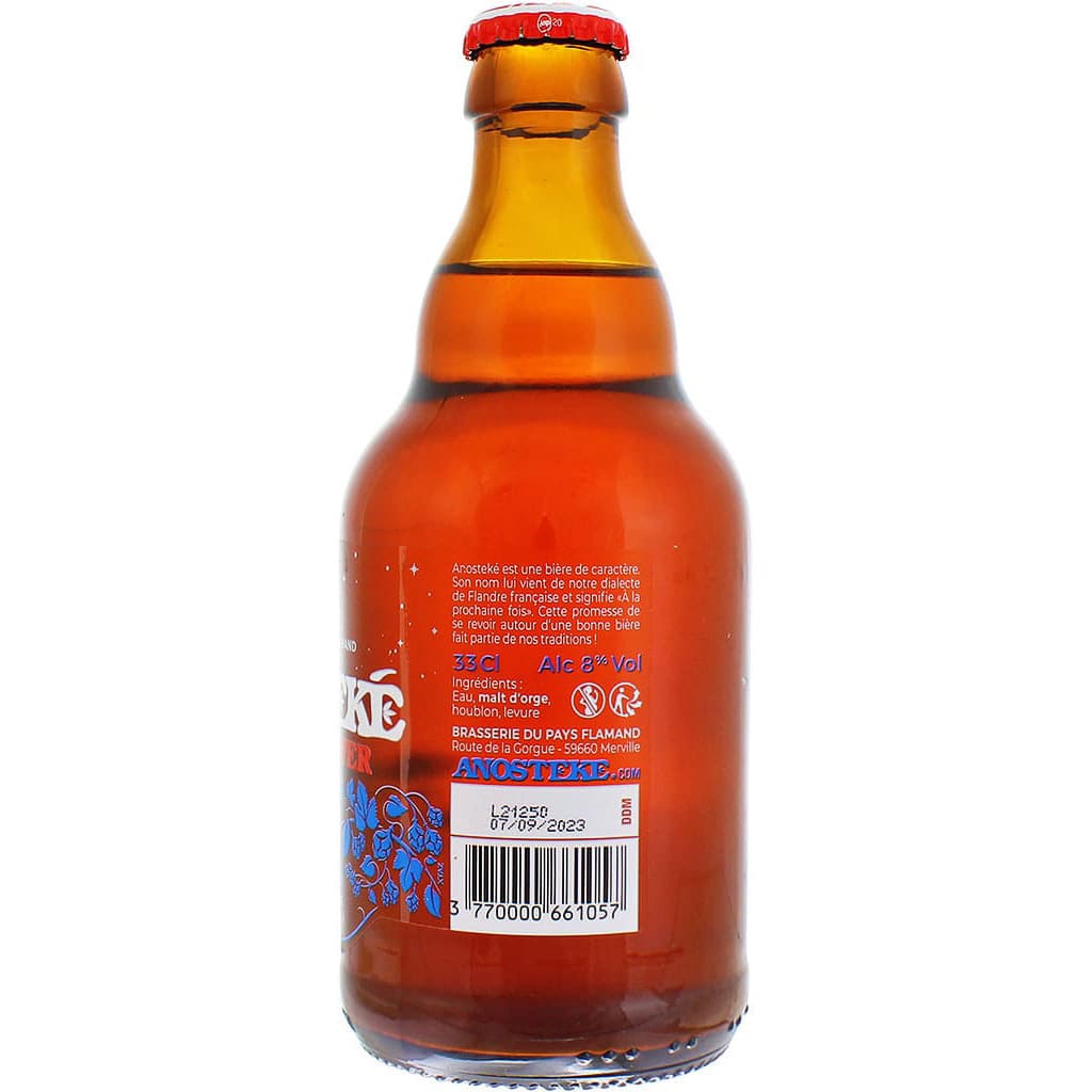 Bière Anosteke Cuvée D'Hiver brassée par la brasserie du Pays Flamand