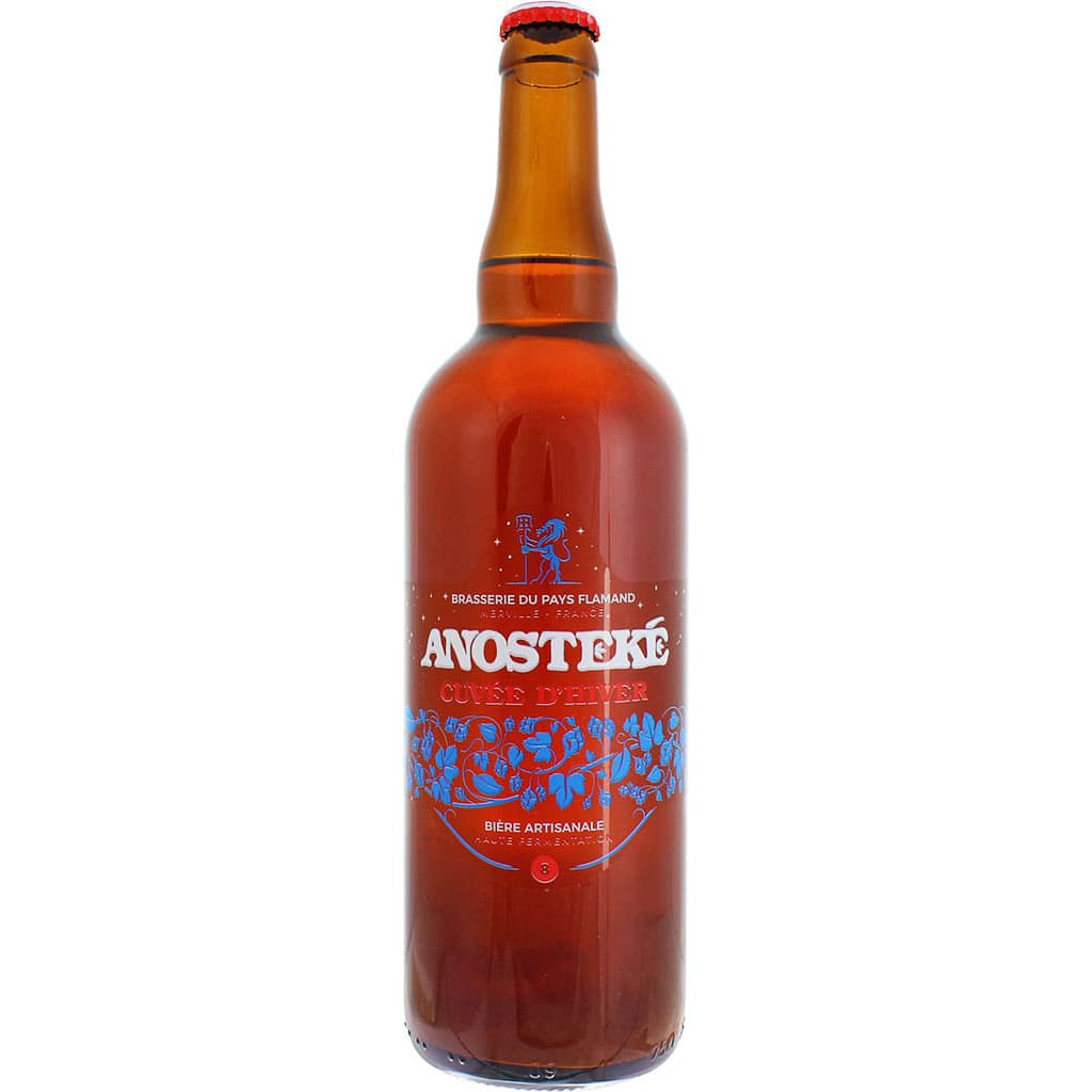 Bière Anosteke Cuvée D'Hiver brassée par la brasserie du Pays Flamand en 75cl