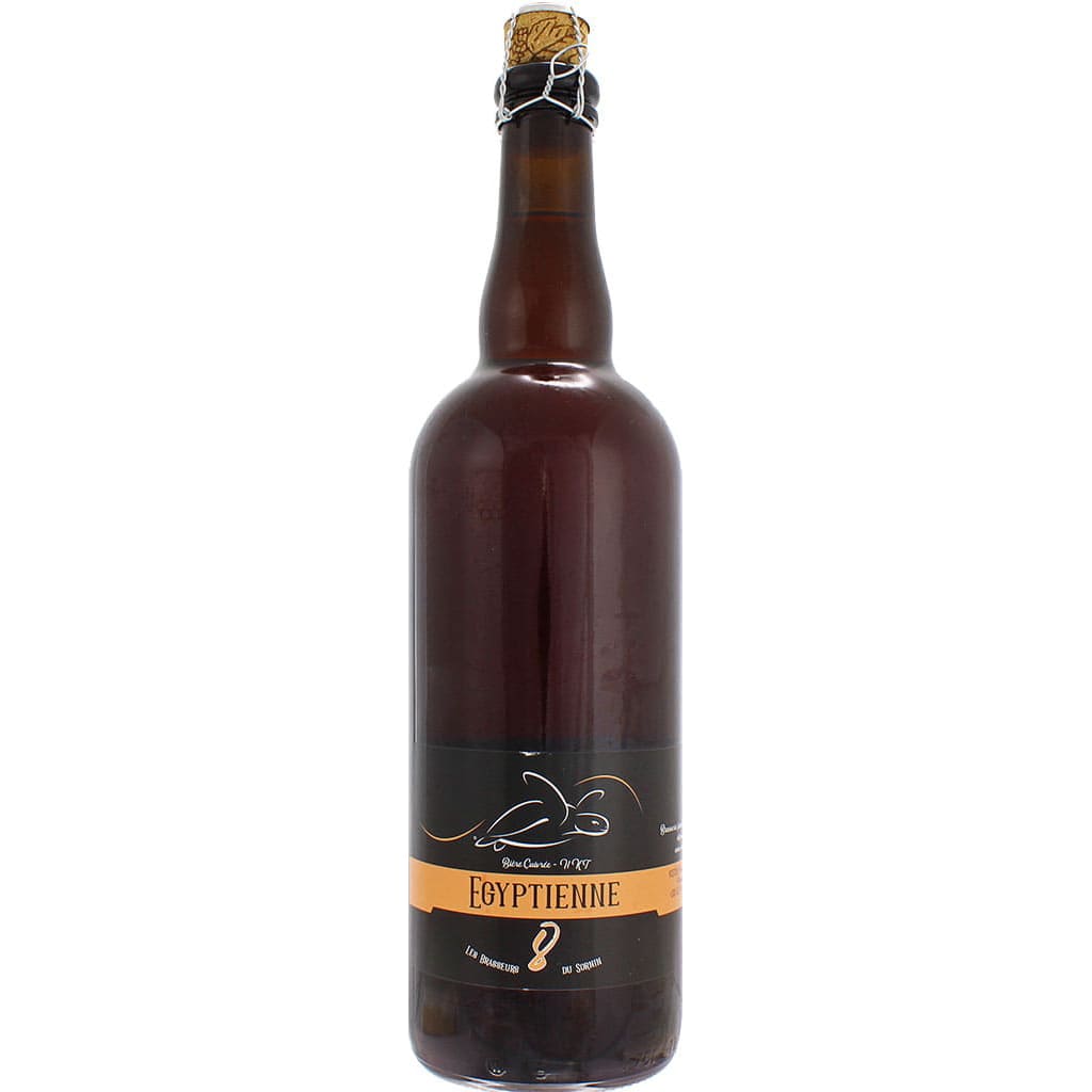 Bière française L'ègyptienne HKT par Les Brasseurs du Sornin en 75 cl