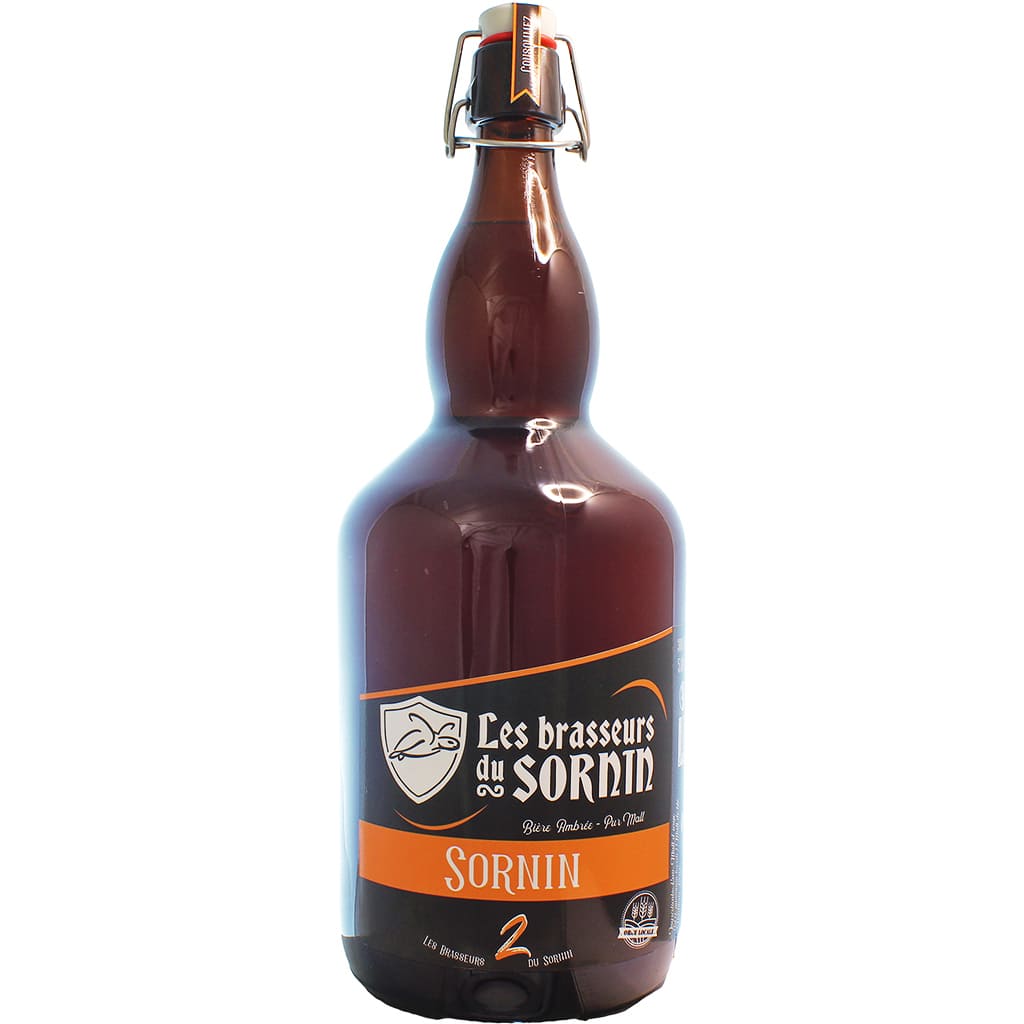 Magnum de la Bière Sornin Ambrée brassée par Les Brasseurs du Sornin