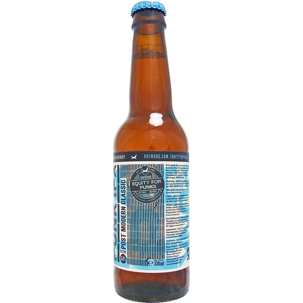 Bière Punk IPA préparée par la brasserie écossaise Brewdog