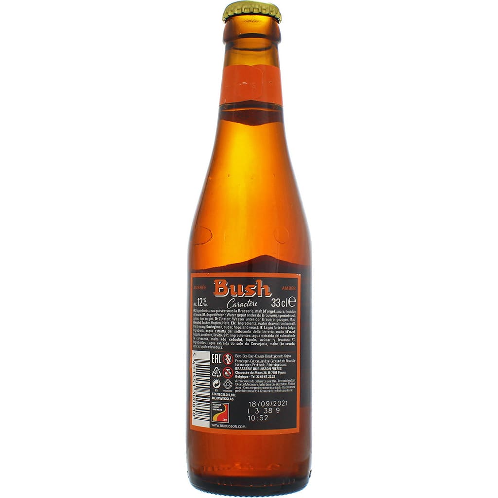 Bush Triple Ambrée - Bière belge brassée par Dubuisson