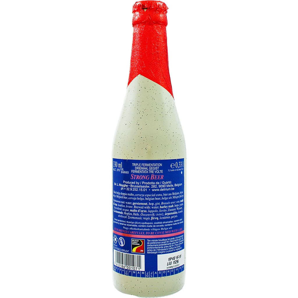 Bière Delirium de Noël brassée par Huyghe, Belgique