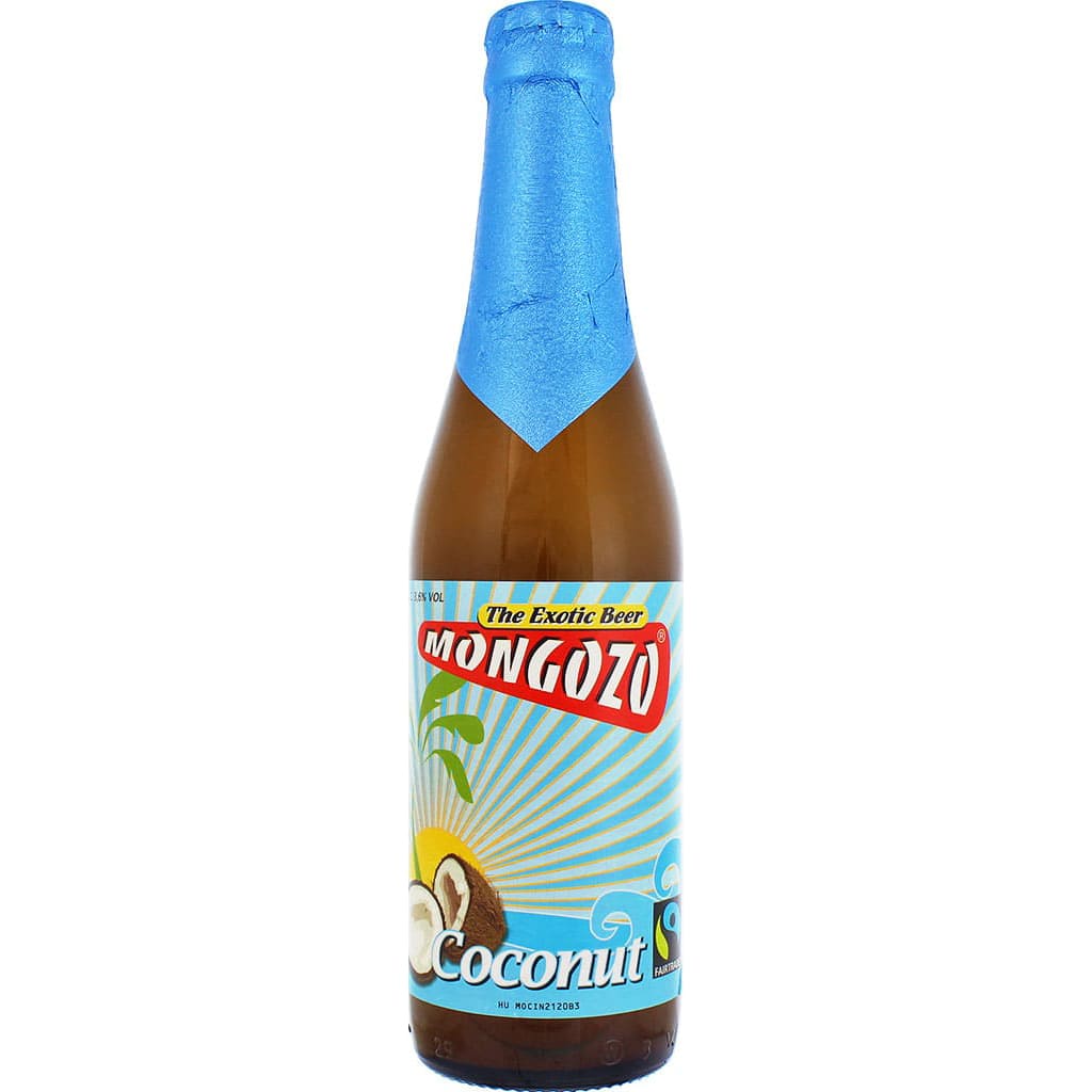 Bière Mongozo Coconut brassée par la brasserie belge Huyghe