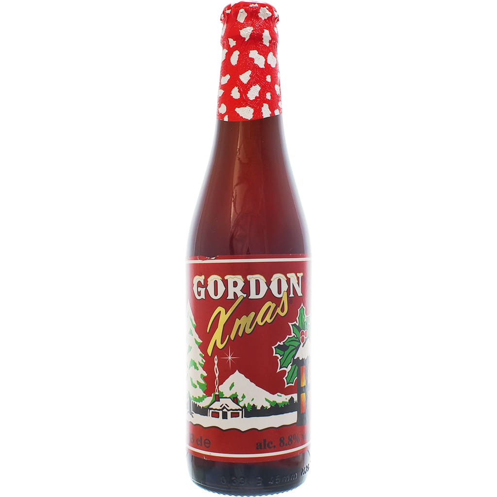 Bière Gordon Xmas par la brasserie belge John Martins