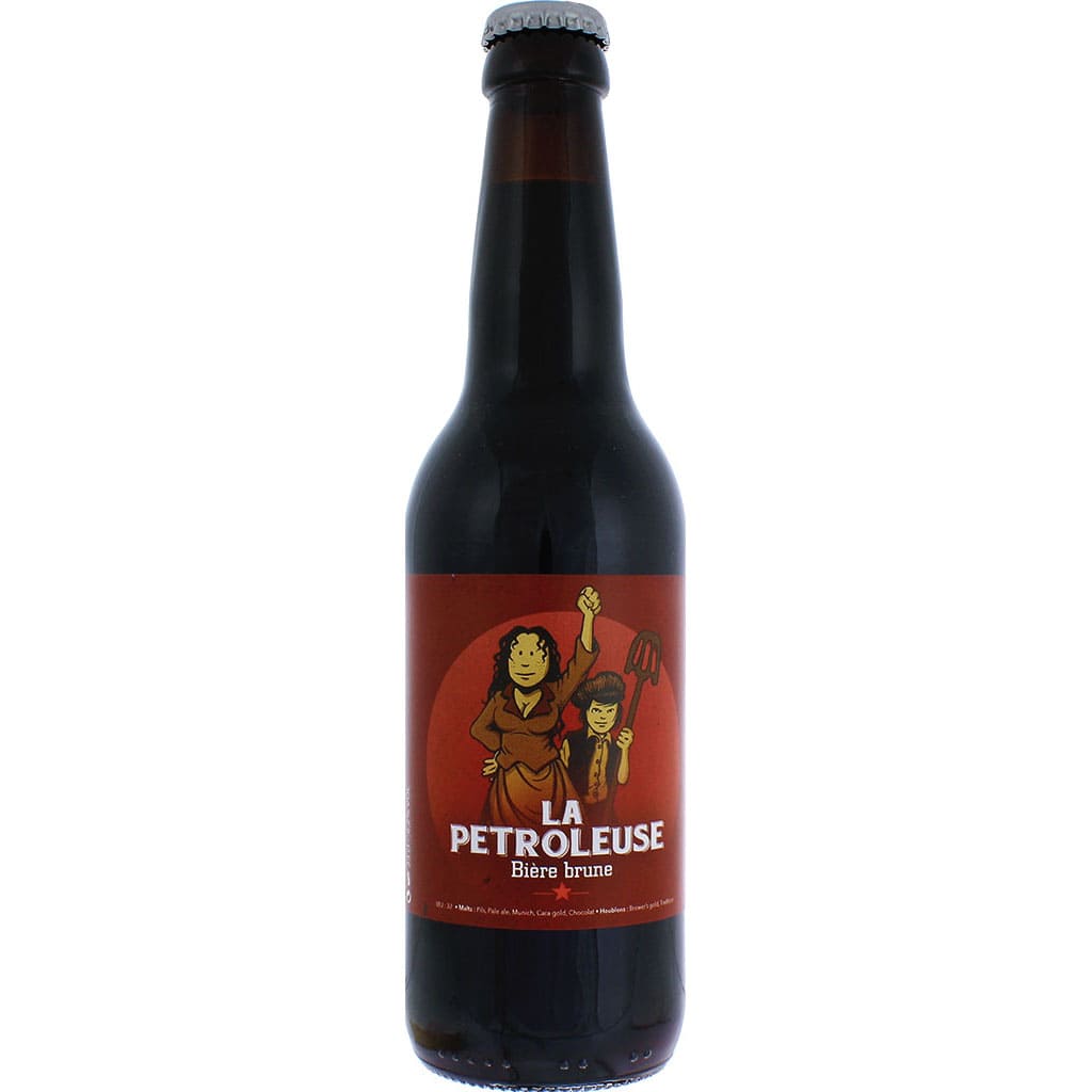 Bière La Pétroleuse brassée par la brasserie de La Canaille