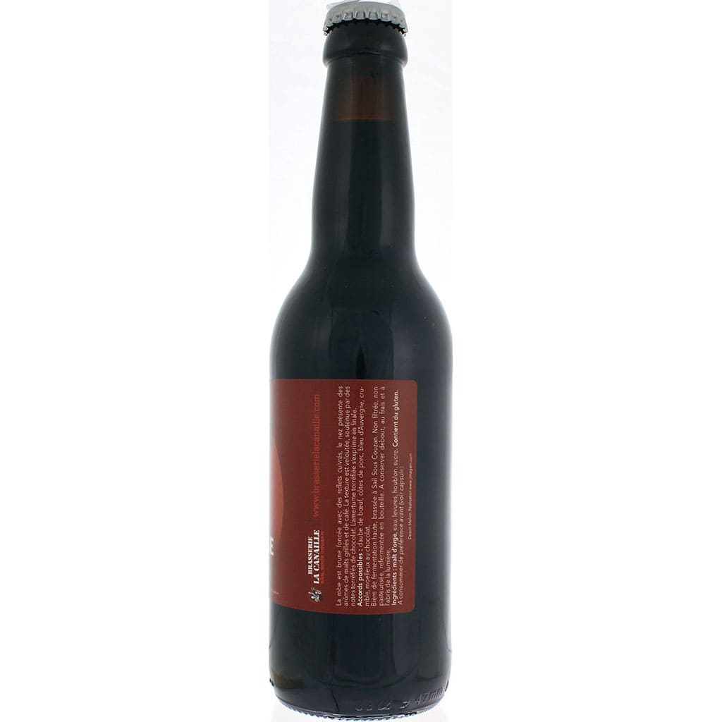 Bière La Pétroleuse brassée par la brasserie de La Canaille