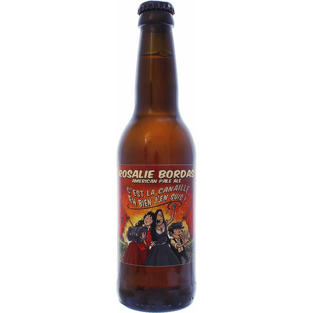 Bière Rosalie Bordas American Pale Ale brassée par La Canaille, France en 33cl