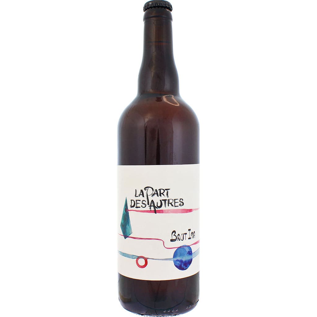 Bière Brut Ipa brassée par la brasserie La Part Des Autres à Machézal en 75cl - ancienne étiquette