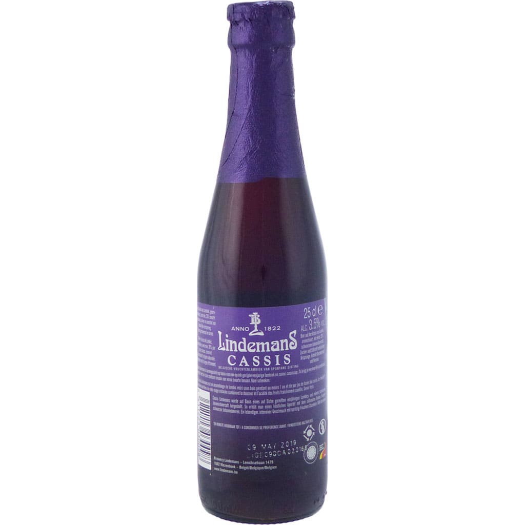 Bière Lindemans Cassis par la brasserie belge Lindemans