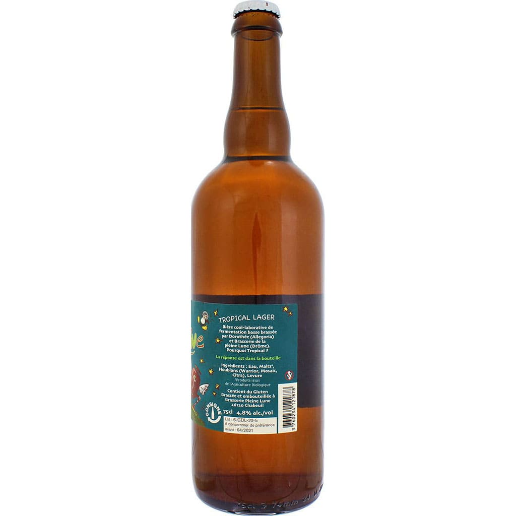 Bière Gens De La Lune brassée par la brasserie de La Pleine Lune située dans la Drôme